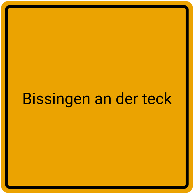 Meldebestätigung Bissingen an der Teck